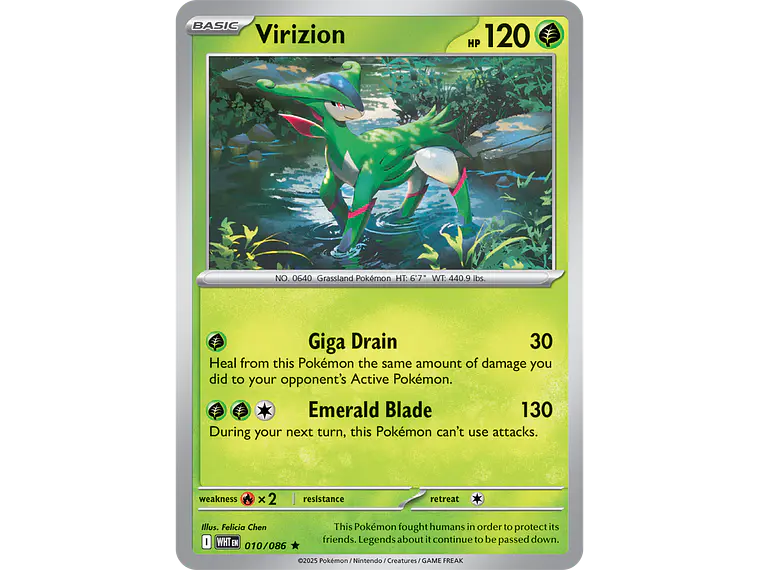 [010/086] [Virizion] [WHT] 1
