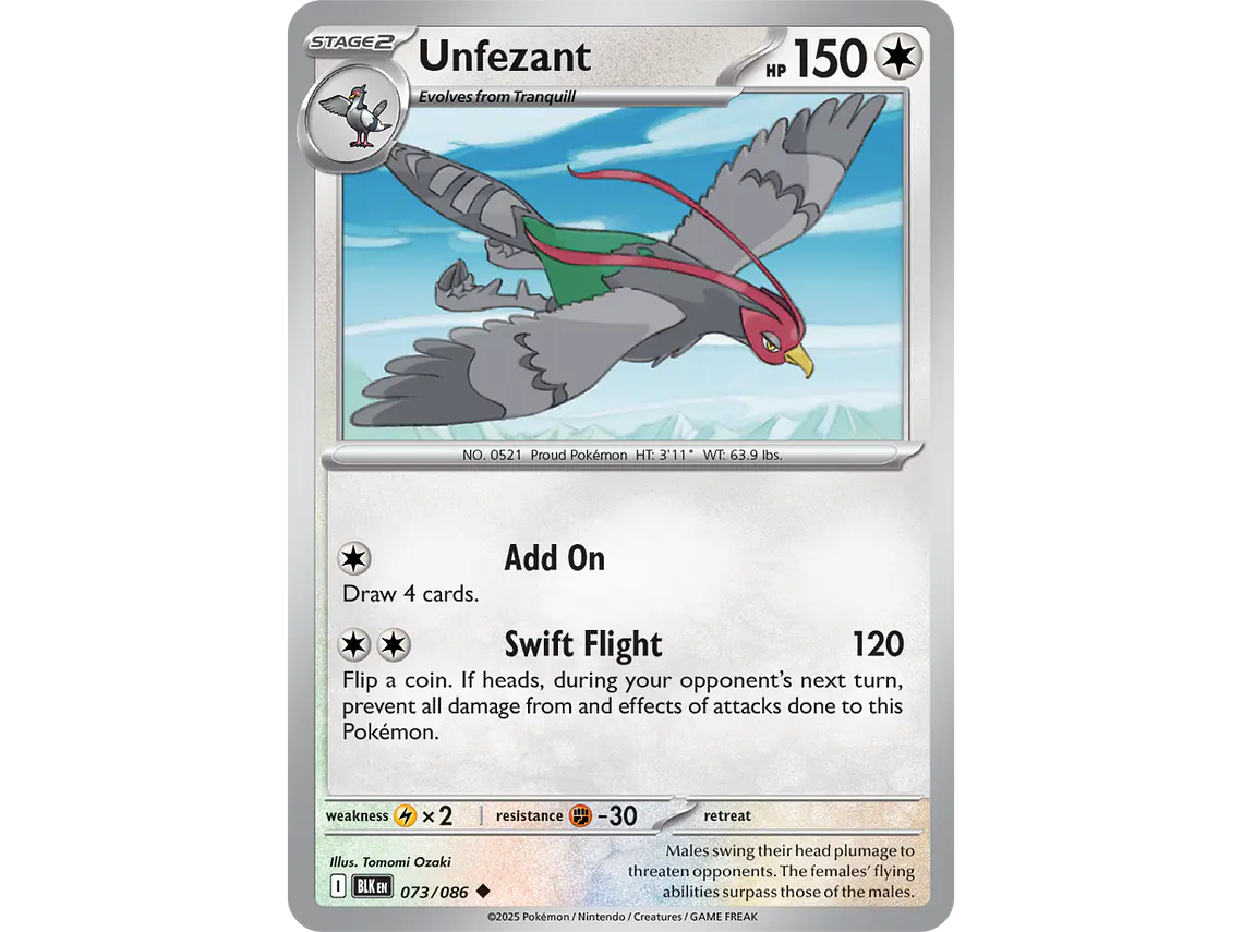 [073/086] [Unfezant] [BLK] 1