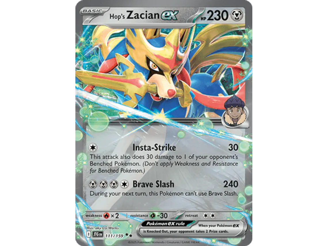 [111/159] [Hop's Zacian ex] [JTG] 1