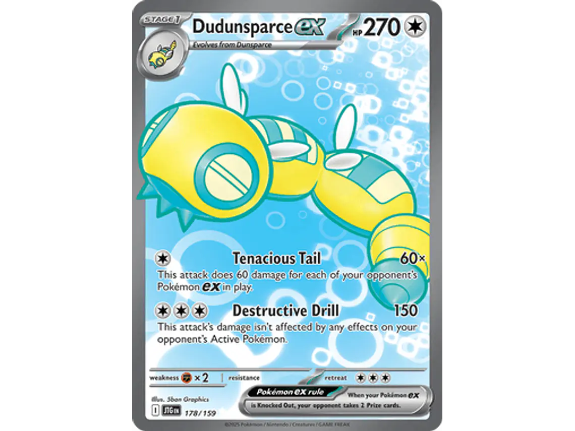 [178/159] [Dudunsparce ex] [JTG] 1