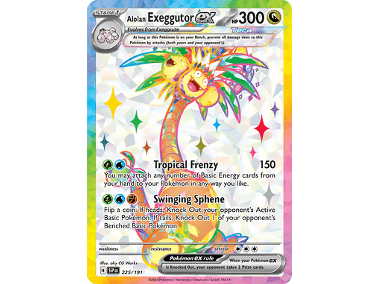 [225/191] [Alolan Exeggutor ex] [SSP] 1