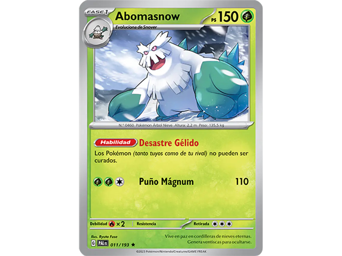 [011/193] [Abomasnow] [PAL] 1