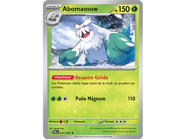 [011/193] [Abomasnow] [PAL] 1
