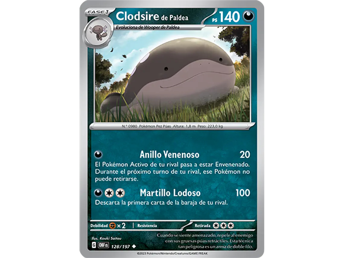 [128/197] [Paldean Clodsire] [OBF] 1