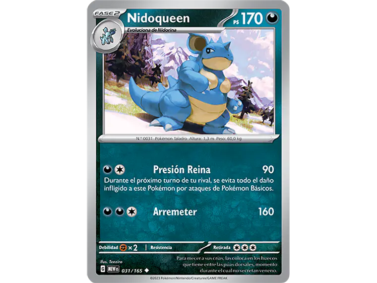 [031/165] [Nidoqueen] [MEW] 2