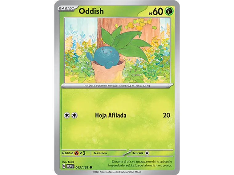 [043/165] [Oddish] [MEW] 2