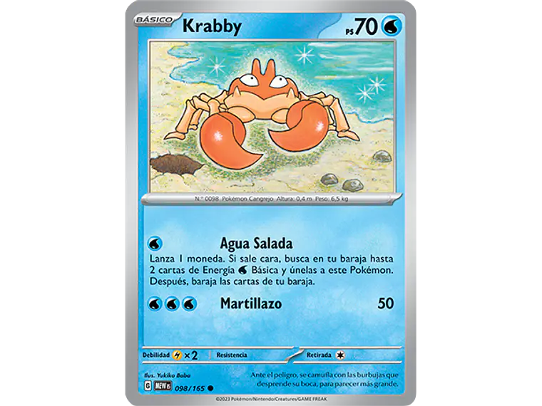 [098/165] [Krabby] [MEW] 2