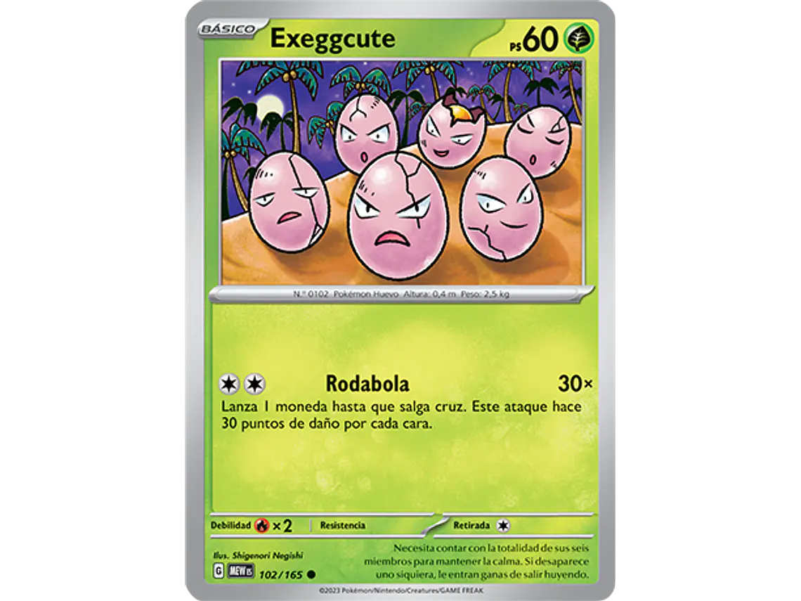 [102/165] [Exeggcute] [MEW] 2