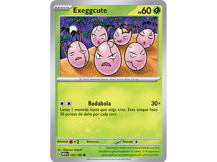 [102/165] [Exeggcute] [MEW] 2