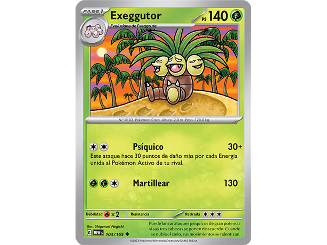 [103/165] [Exeggutor] [MEW] 1