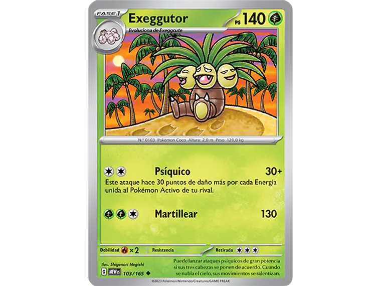 [103/165] [Exeggutor] [MEW] 1