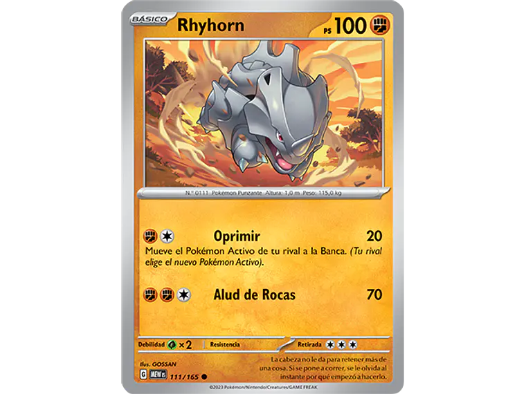 [111/165] [Rhyhorn] [MEW] 2