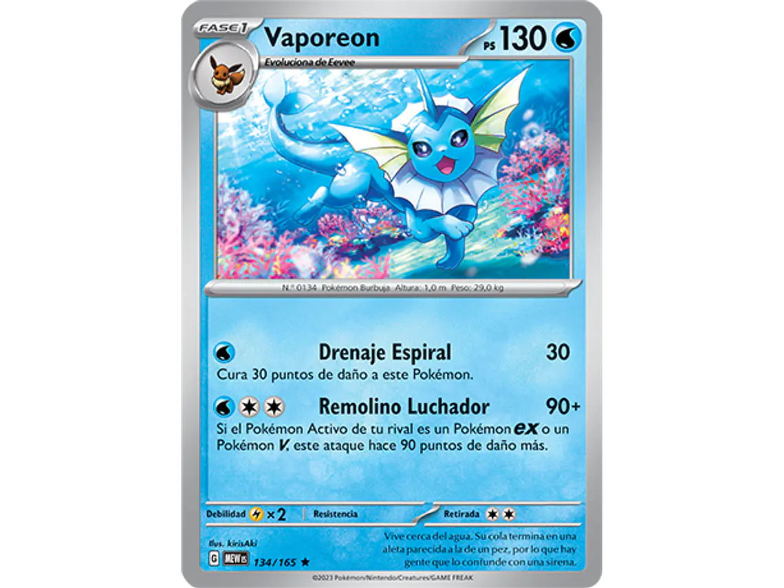 [134/165] [Vaporeon] [MEW] 2