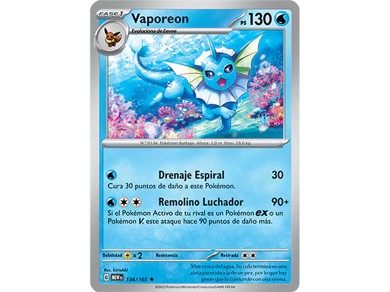 [134/165] [Vaporeon] [MEW] 2