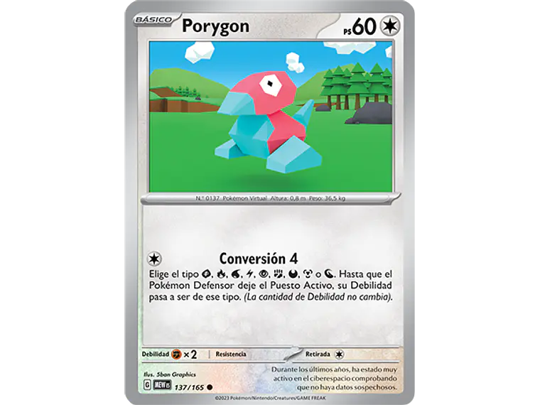 [137/165] [Porygon] [MEW] 2