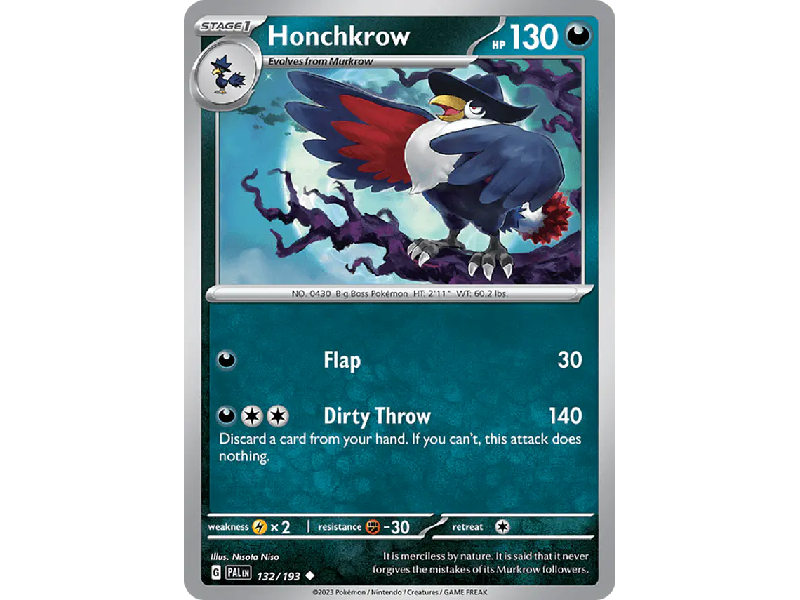 [132/193] [Honchkrow] [PAL] 2