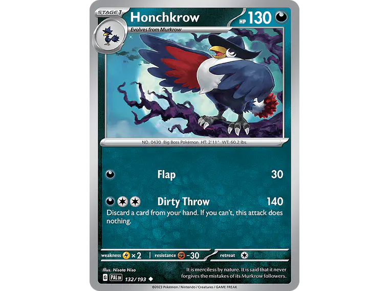 [132/193] [Honchkrow] [PAL] 2