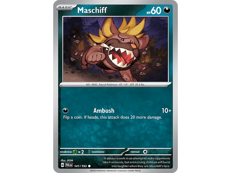 [141/193] [Maschiff] [PAL] 2