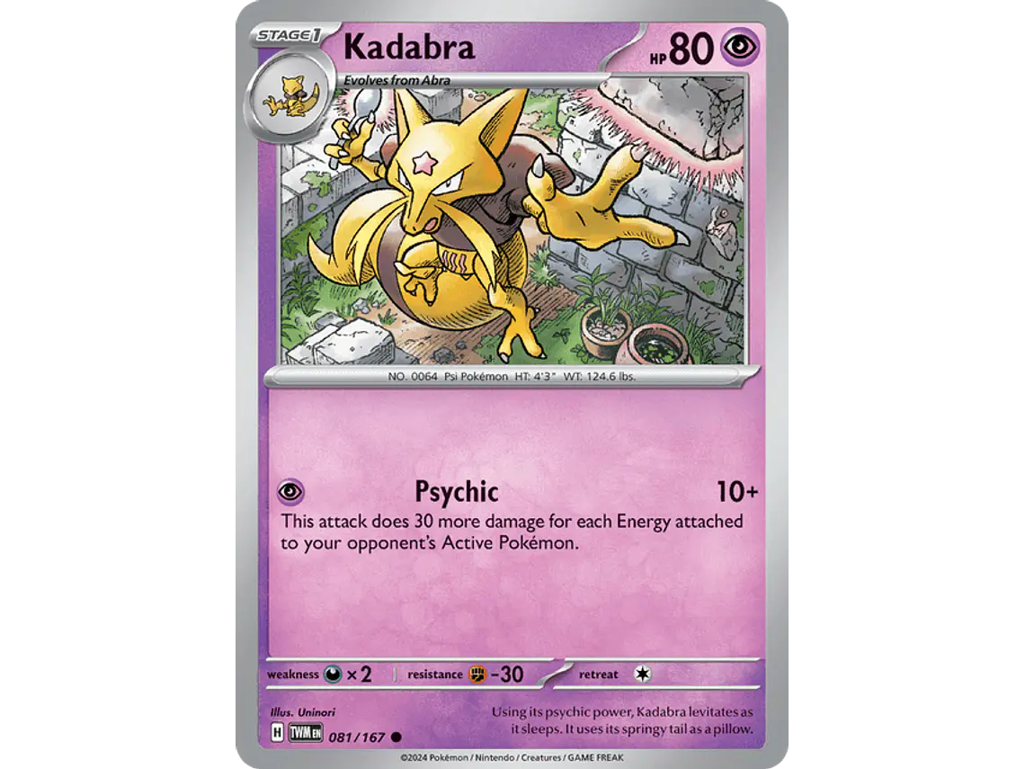 [081/167] [Kadabra] [TWM] 1