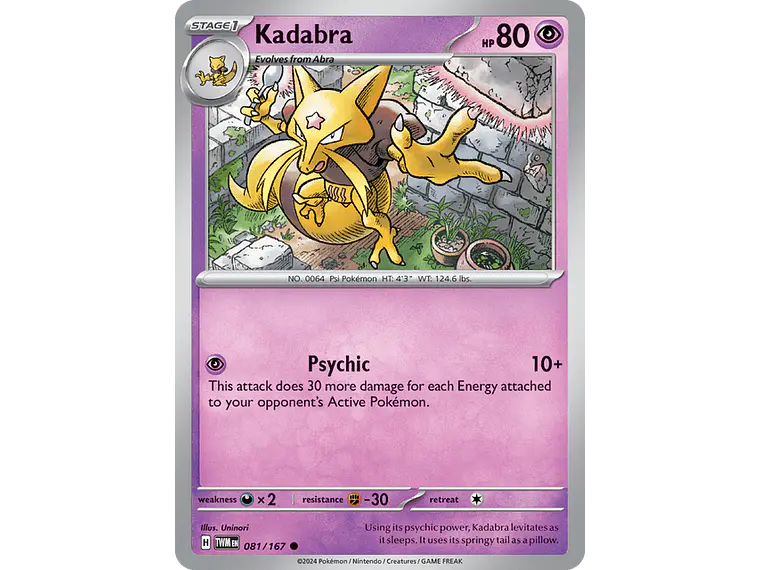 [081/167] [Kadabra] [TWM] 1