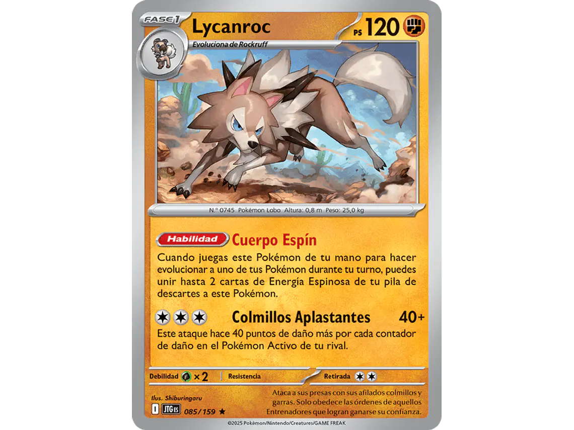 [085/159] [Lycanroc] [JTG] 1