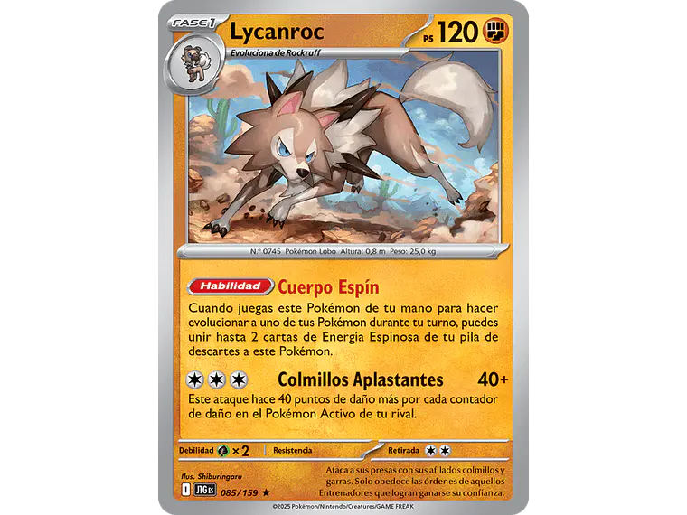 [085/159] [Lycanroc] [JTG] 1
