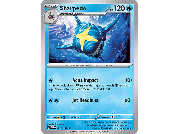 [047/197] [Sharpedo] [OBF] 2