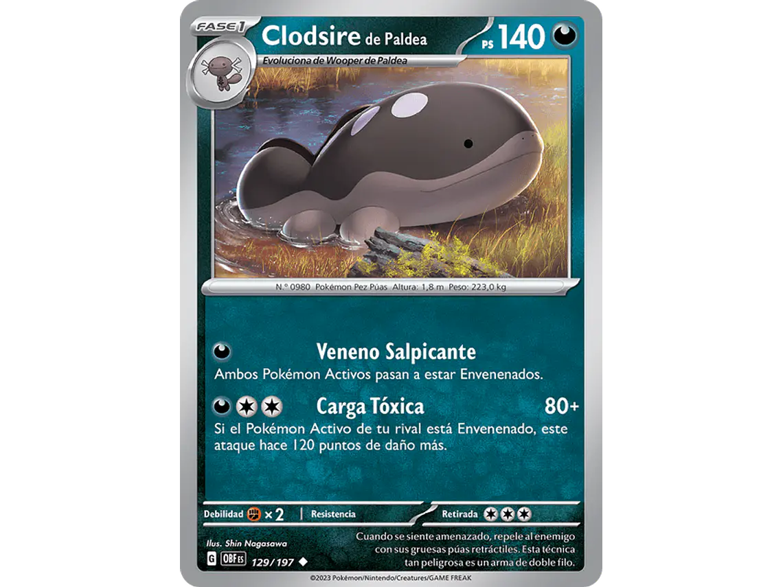[129/197] [Paldean Clodsire] [OBF] 1