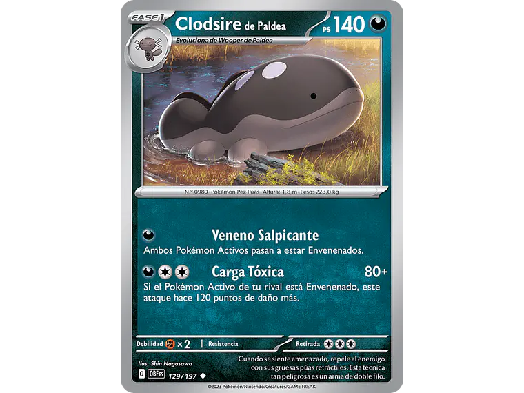 [129/197] [Paldean Clodsire] [OBF] 1