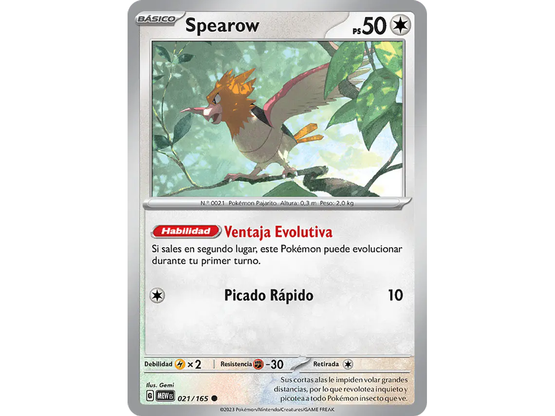 [021/165] [Spearow] [MEW] 1