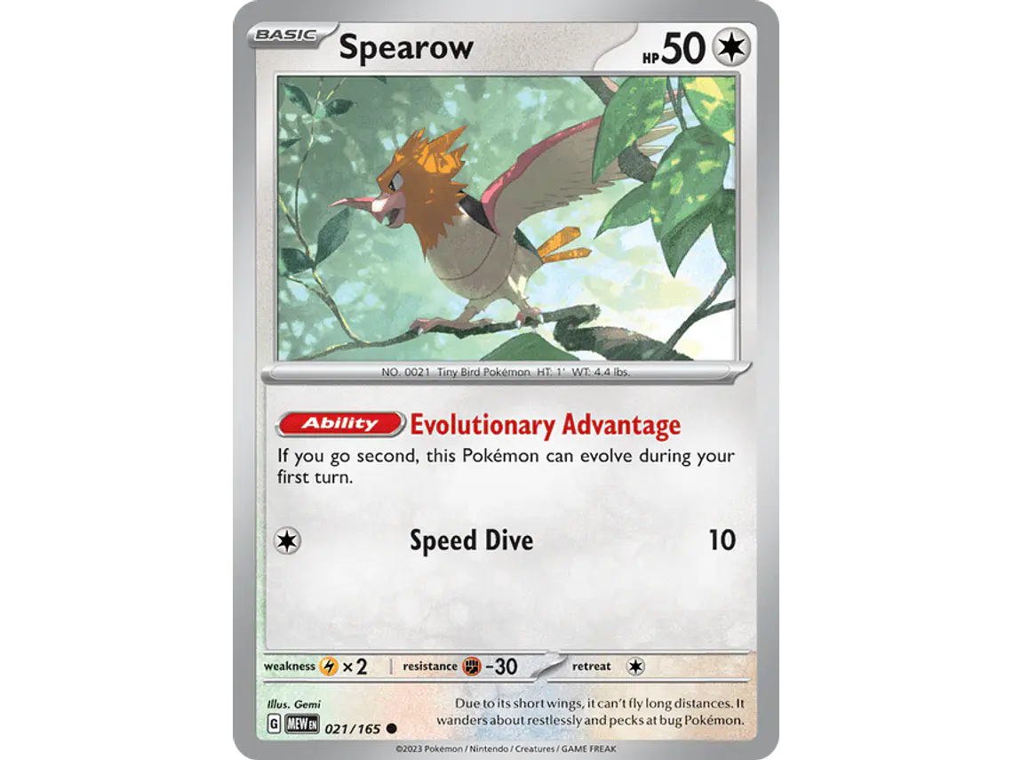 [021/165] [Spearow] [MEW] 2