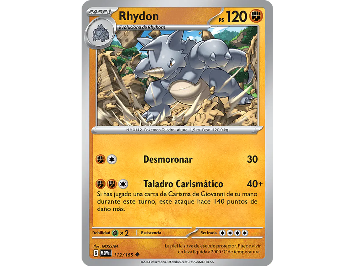 [112/165] [Rhydon] [MEW] 1