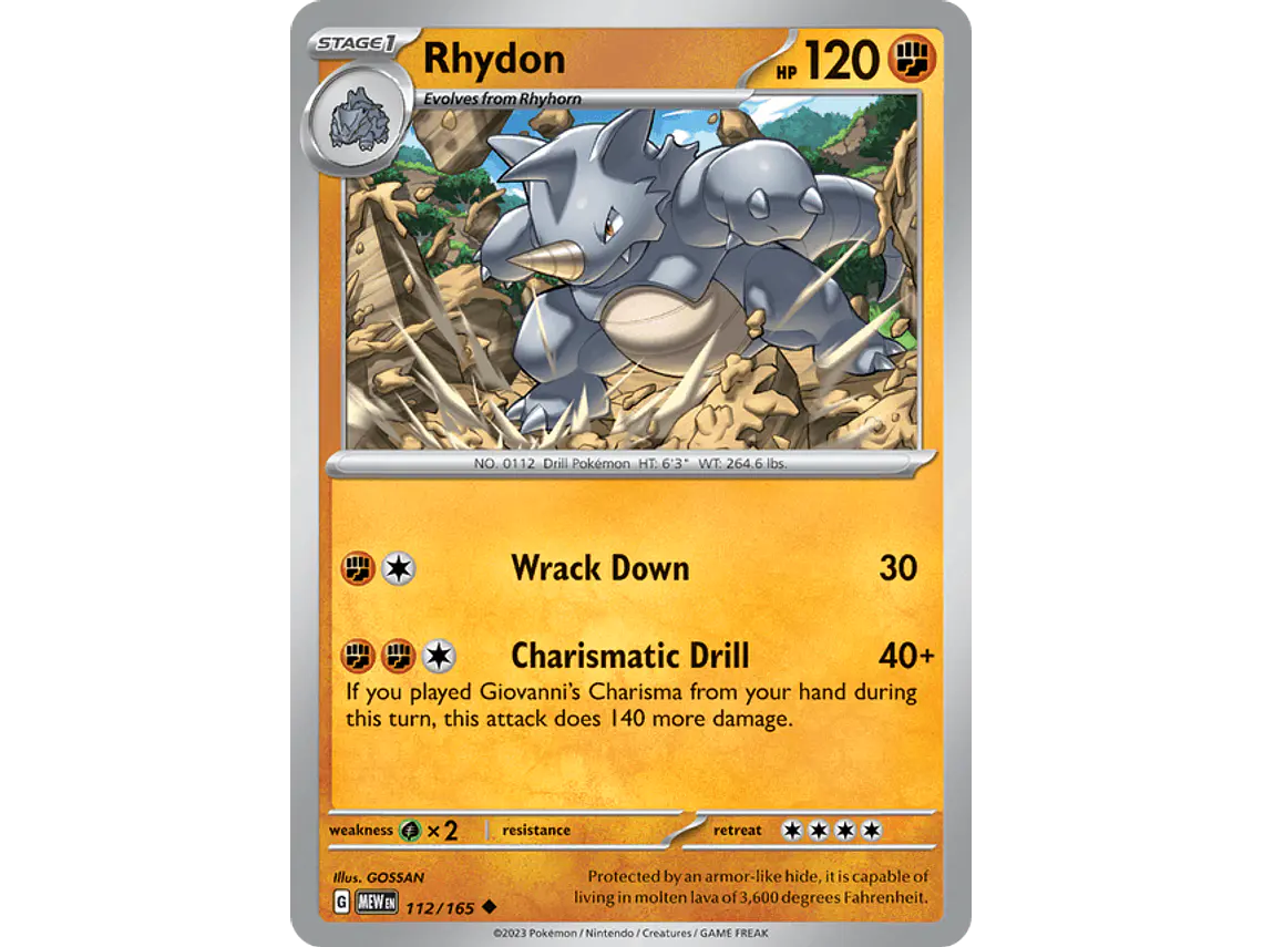 [112/165] [Rhydon] [MEW] 2