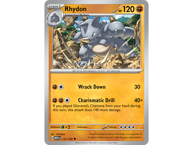 [112/165] [Rhydon] [MEW] 2