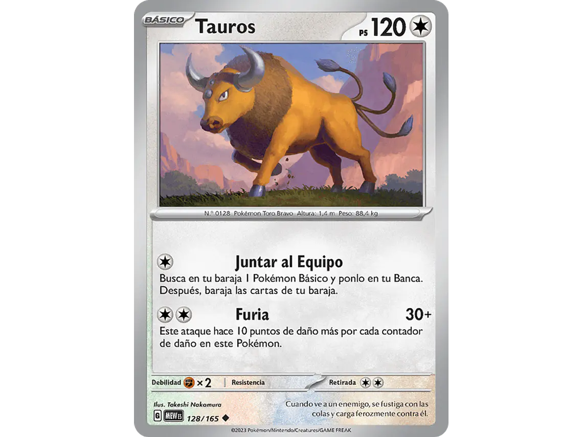 [128/165] [Tauros] [MEW] 2