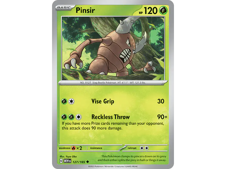 [127/165] [Pinsir] [MEW] 2
