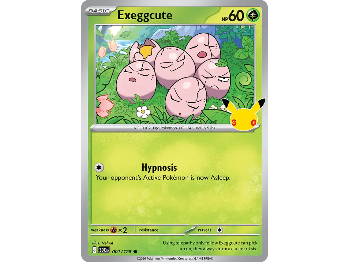 [001/128] [Exeggcute] [30C] 1