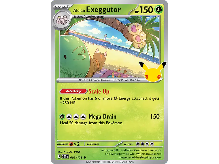 [002/128] [Alolan Exeggutor] [30C] 1