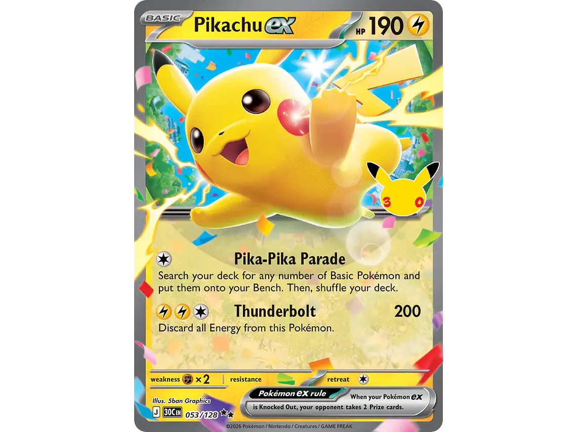 [053/128] [Pikachu ex] [30C] 1