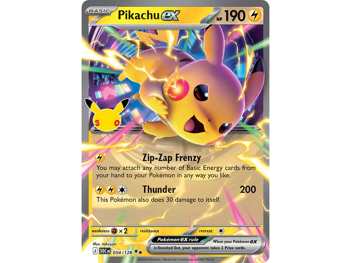 [054/128] [Pikachu ex] [30C] 1