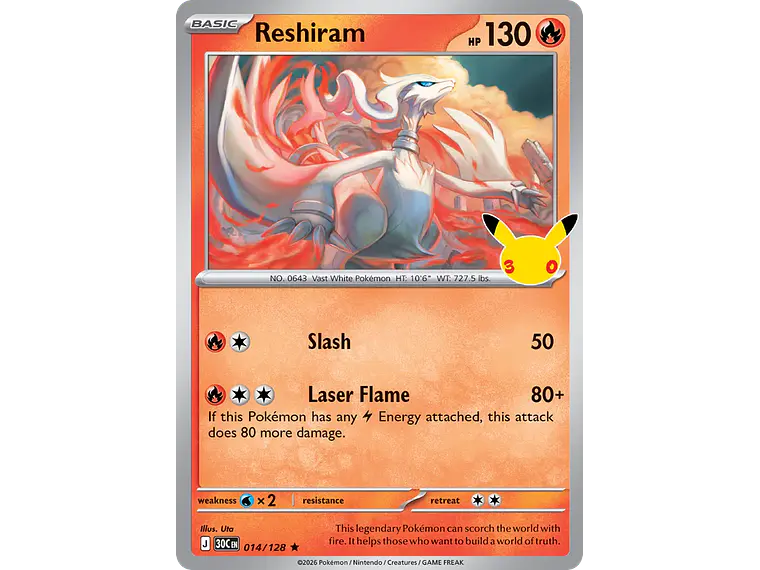 [014/128] [Reshiram] [30C] 1