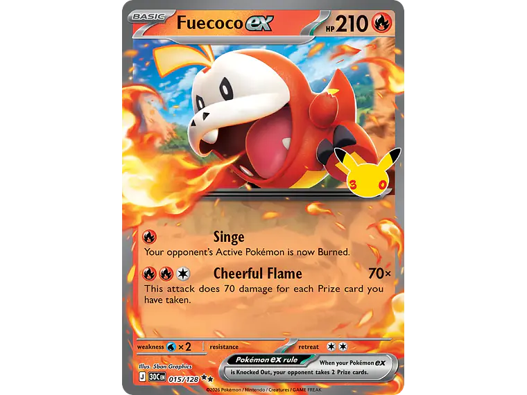 [015/128] [Fuecoco ex] [30C] 1