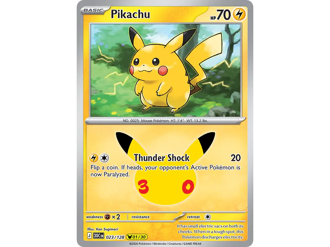 [023/128] [Pikachu] [30C] 1