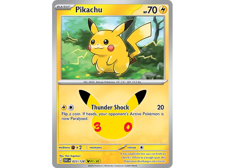 [023/128] [Pikachu] [30C] 1