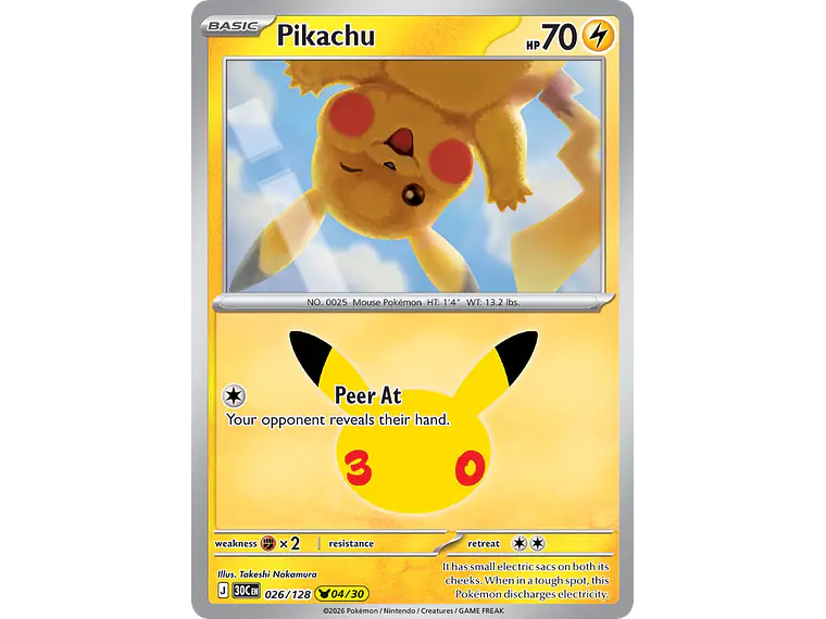 [026/128] [Pikachu] [30C] 1