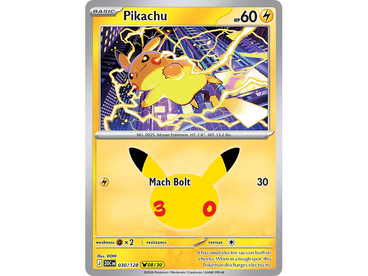 [030/128] [Pikachu] [30C] 1
