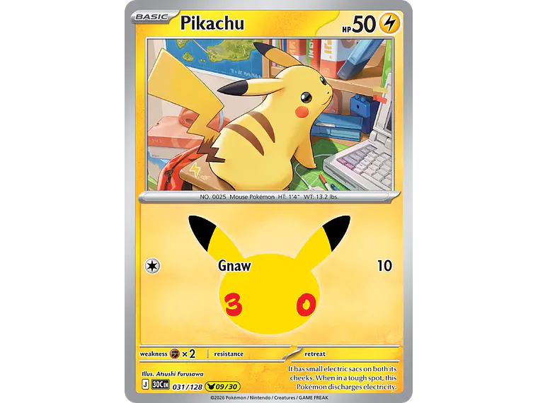 [031/128] [Pikachu] [30C] 1