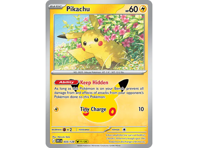 [033/128] [Pikachu] [30C] 1