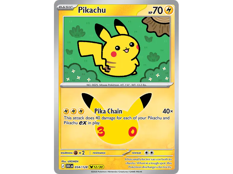[034/128] [Pikachu] [30C] 1