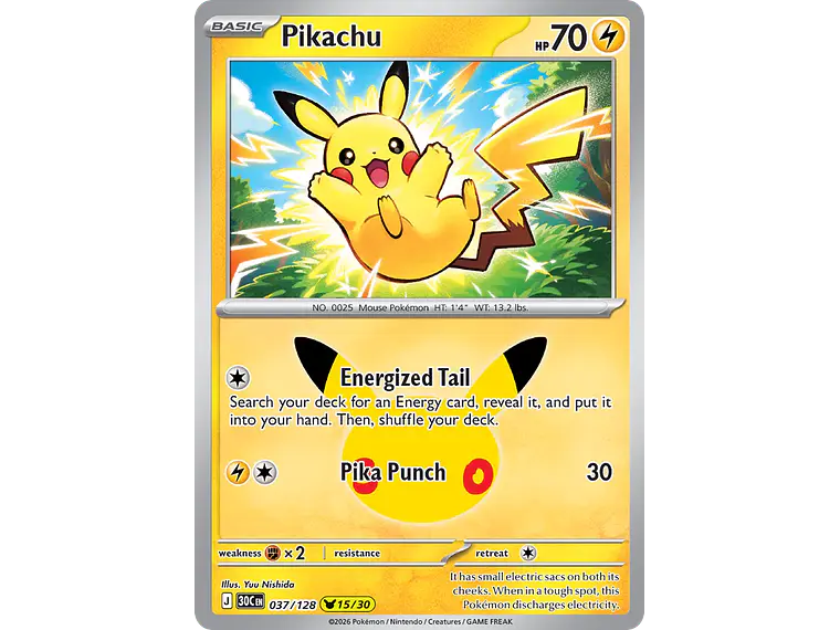 [037/128] [Pikachu] [30C] 1